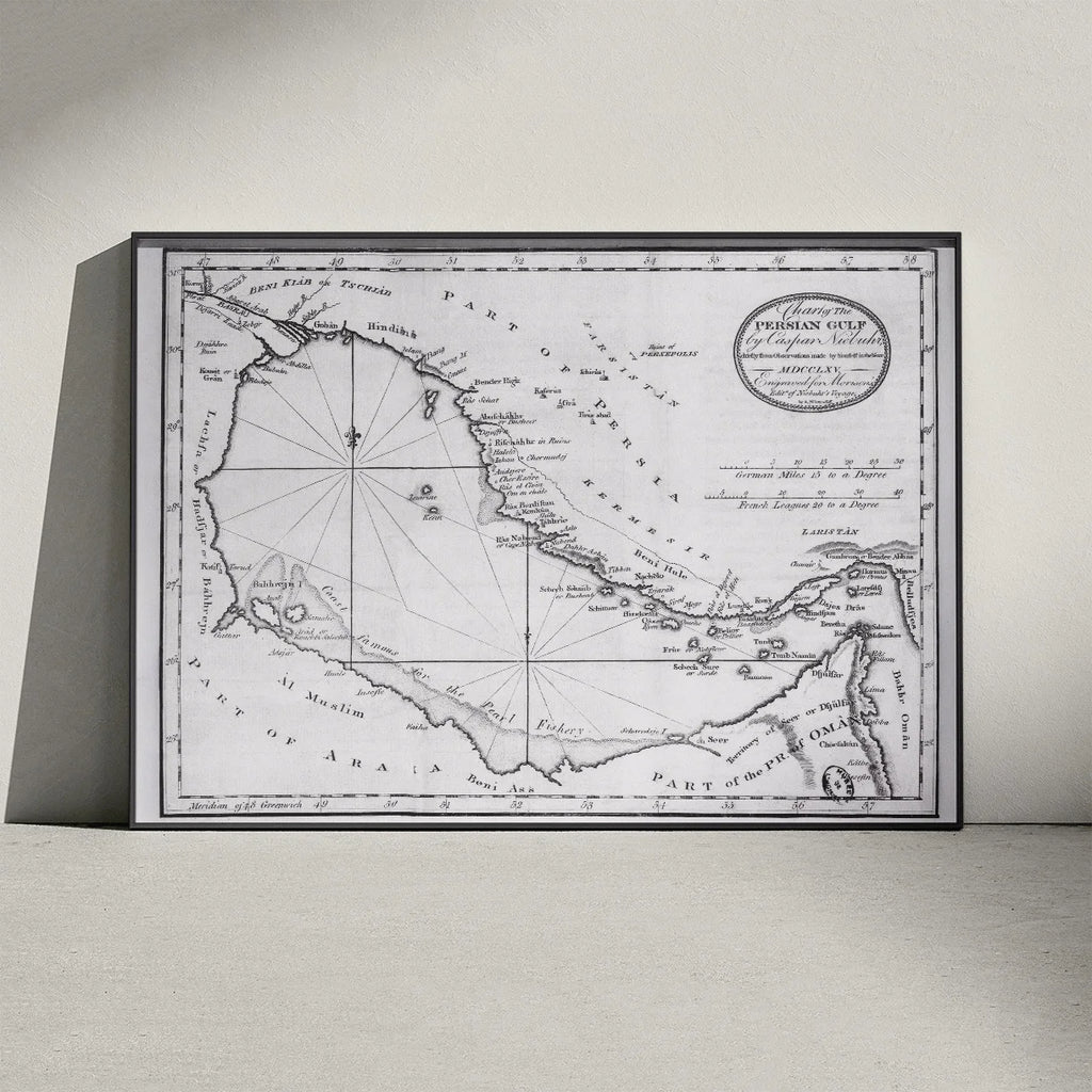 Persian Golf 1792 - Illustreret Kort – billede 3