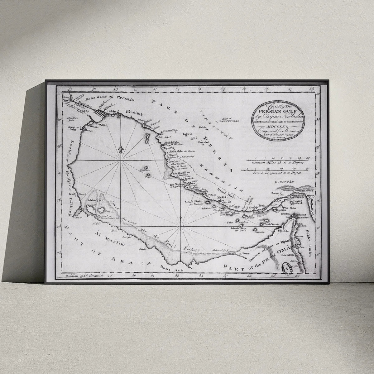 Persian Golf 1792 - Illustreret Kort – billede 3
