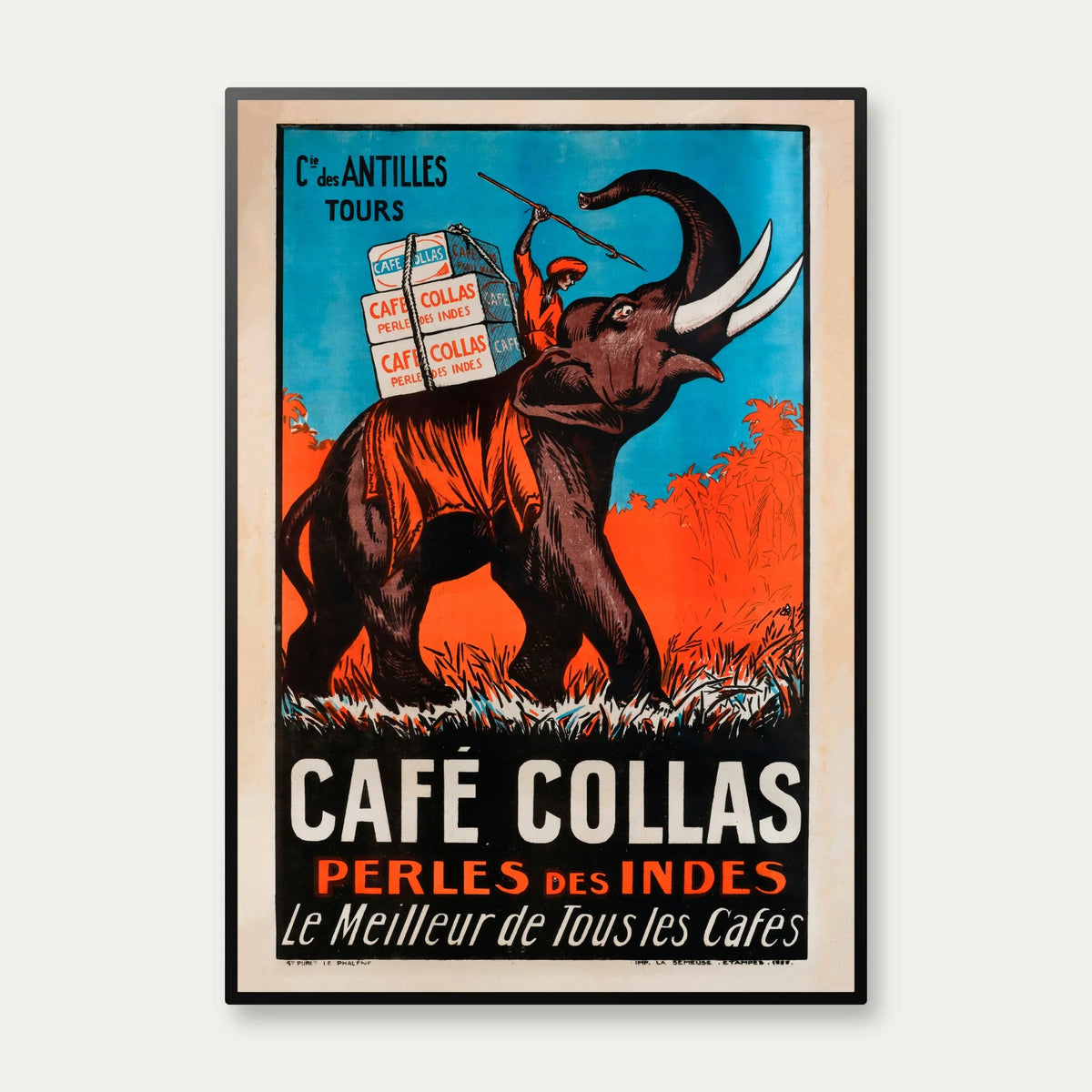 Perles des Indes 1927 - Vintage reklameplakat – billede 1