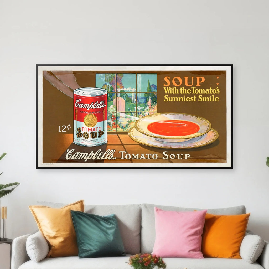 Campbell's Tomato Soup 1920 - Vintage reklameplakat - 94×50 cm – billede 3