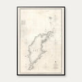 Gotland 1855 - Historisk søkort – billede 1