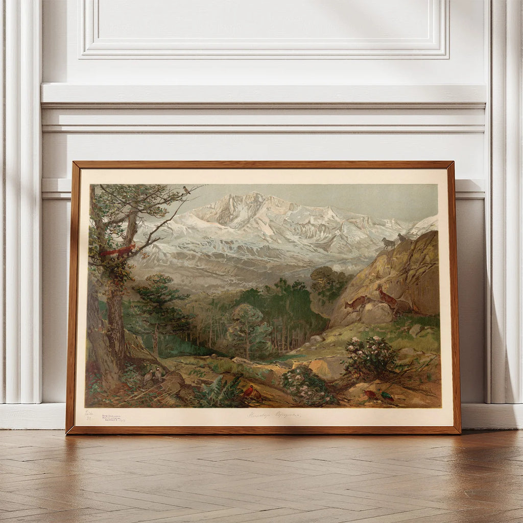 Himalaya-bjergene 1920 - Geografisk planche – billede 2