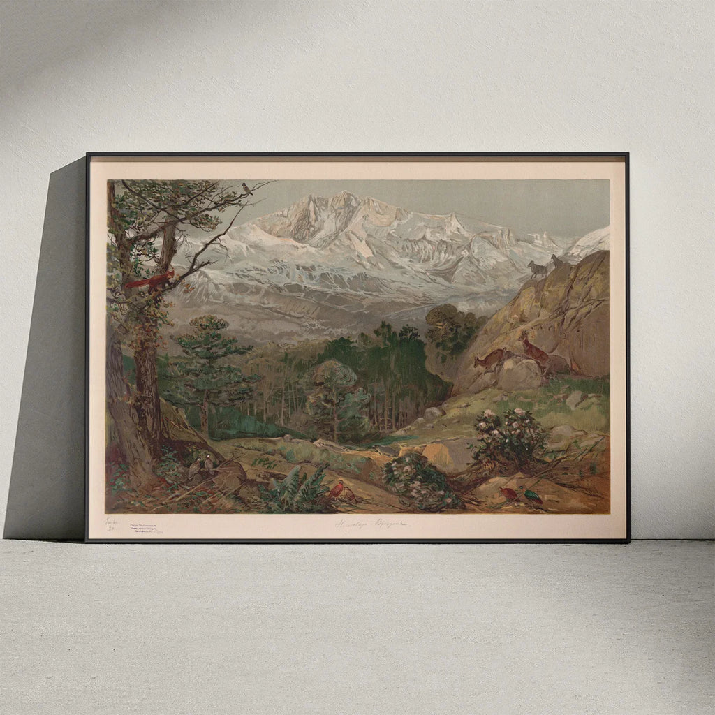 Himalaya-bjergene 1920 - Geografisk planche – billede 3
