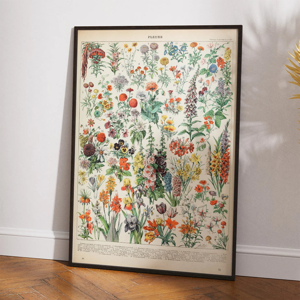Blomster A 1932 - Adolphe Millot planche – billede 2