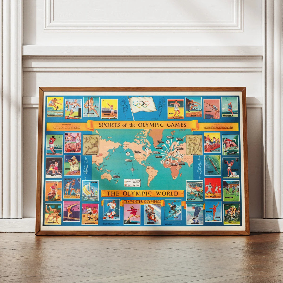 Olympiske sportsgrene - Vintage planche – billede 2