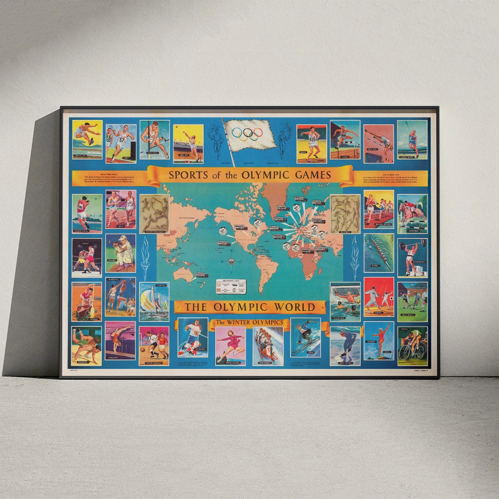 Olympiske sportsgrene - Vintage planche – billede 3