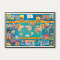 Olympiske sportsgrene - Vintage planche – billede 1