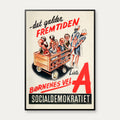 Det gælder fremtiden - Socialdemokratiet valgplakat fra 1946 – billede 1