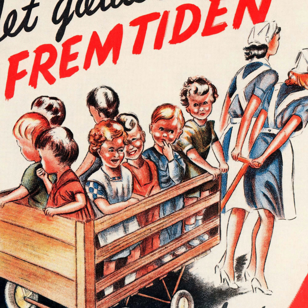 Det gælder fremtiden - Socialdemokratiet valgplakat fra 1946 – billede 4