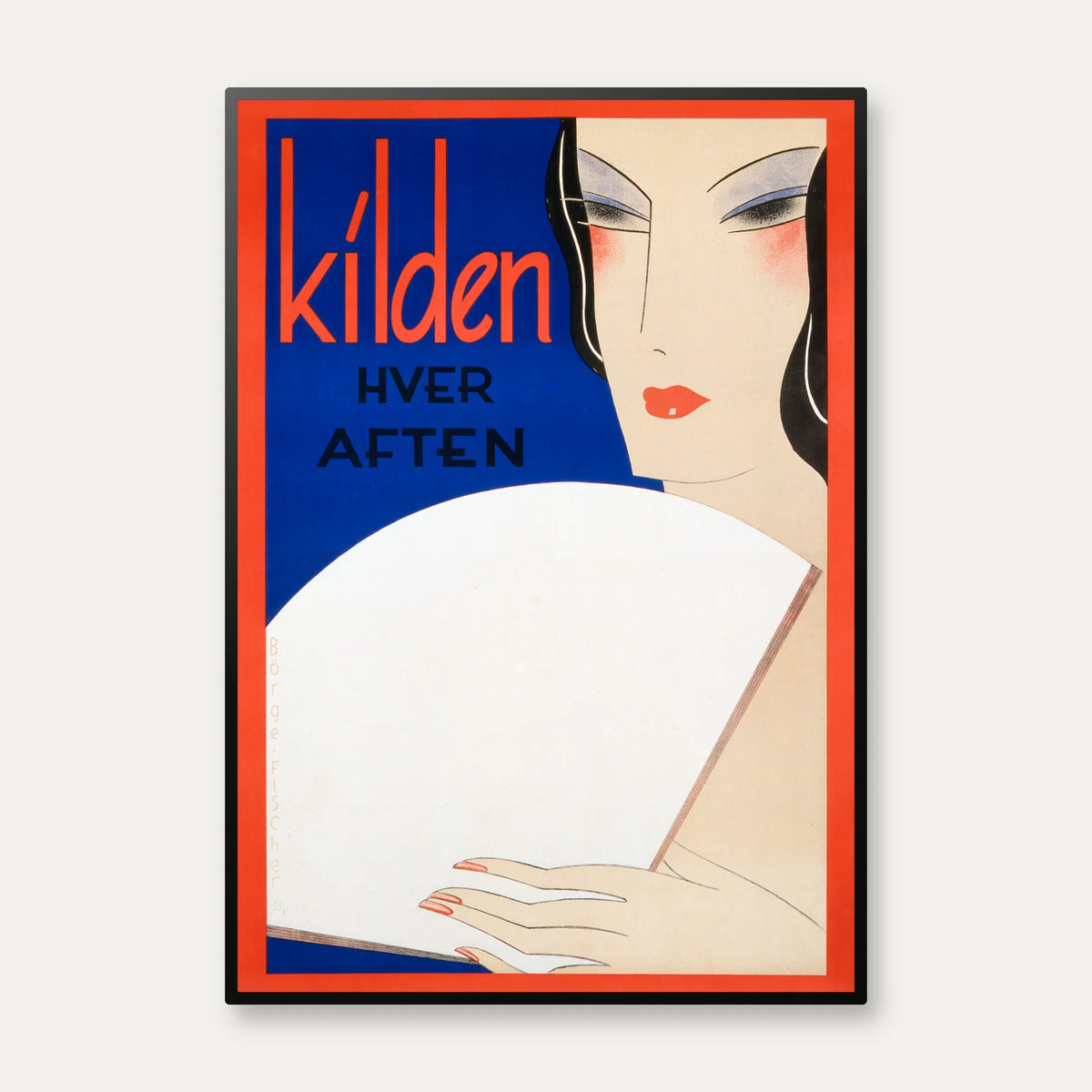 Restaurant Kilden, Aalborg 1933 - Reklameplakat – billede 1
