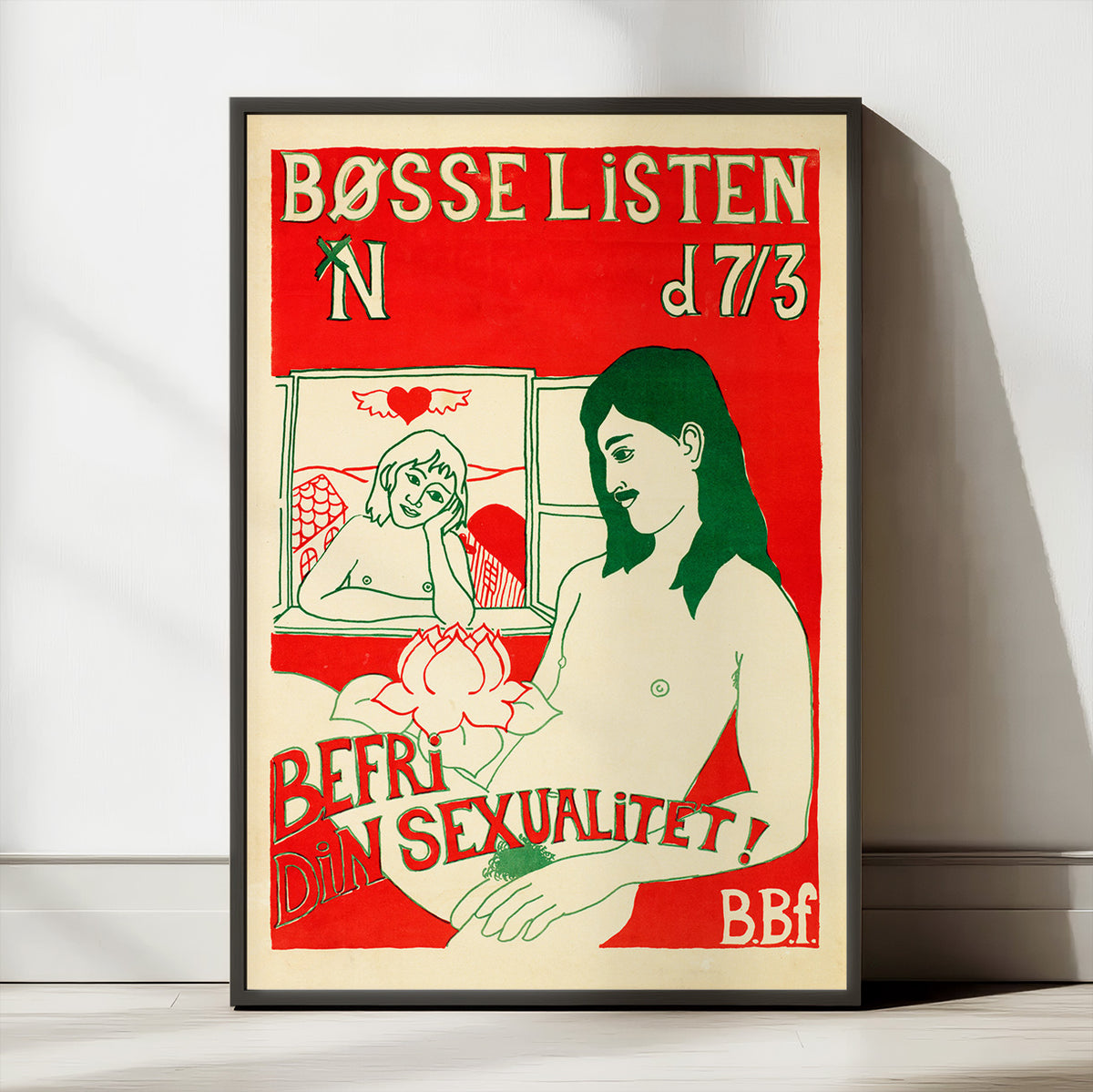 Bøsselisten - Valgplakat fra kommunevalget 1978