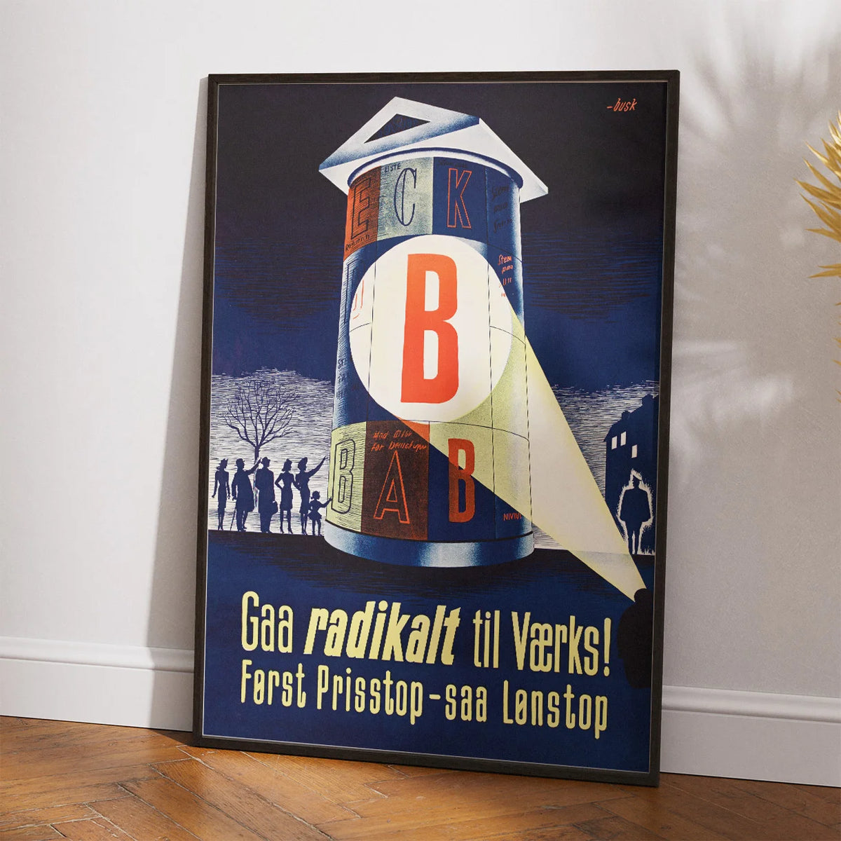 Gå radikalt til værks - Det Radikale Venstre - Valgplakat – billede 2