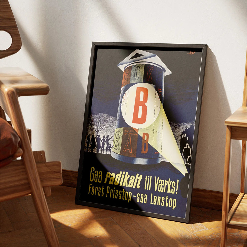 Gå radikalt til værks - Det Radikale Venstre - Valgplakat – billede 3