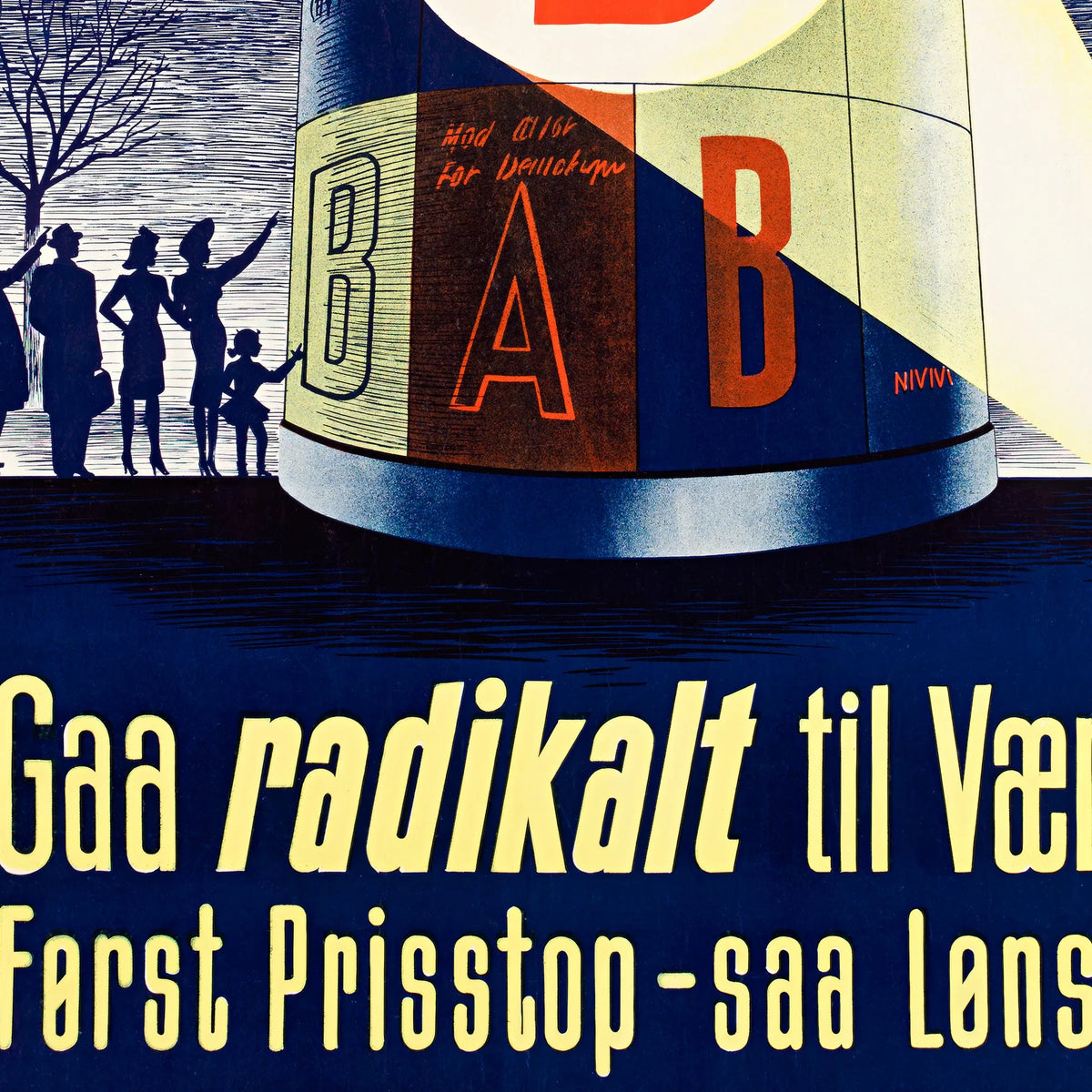 Gå radikalt til værks - Det Radikale Venstre - Valgplakat – billede 4