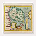 Fyn 1613 - Fionia af Gerardus Mercator – billede 1