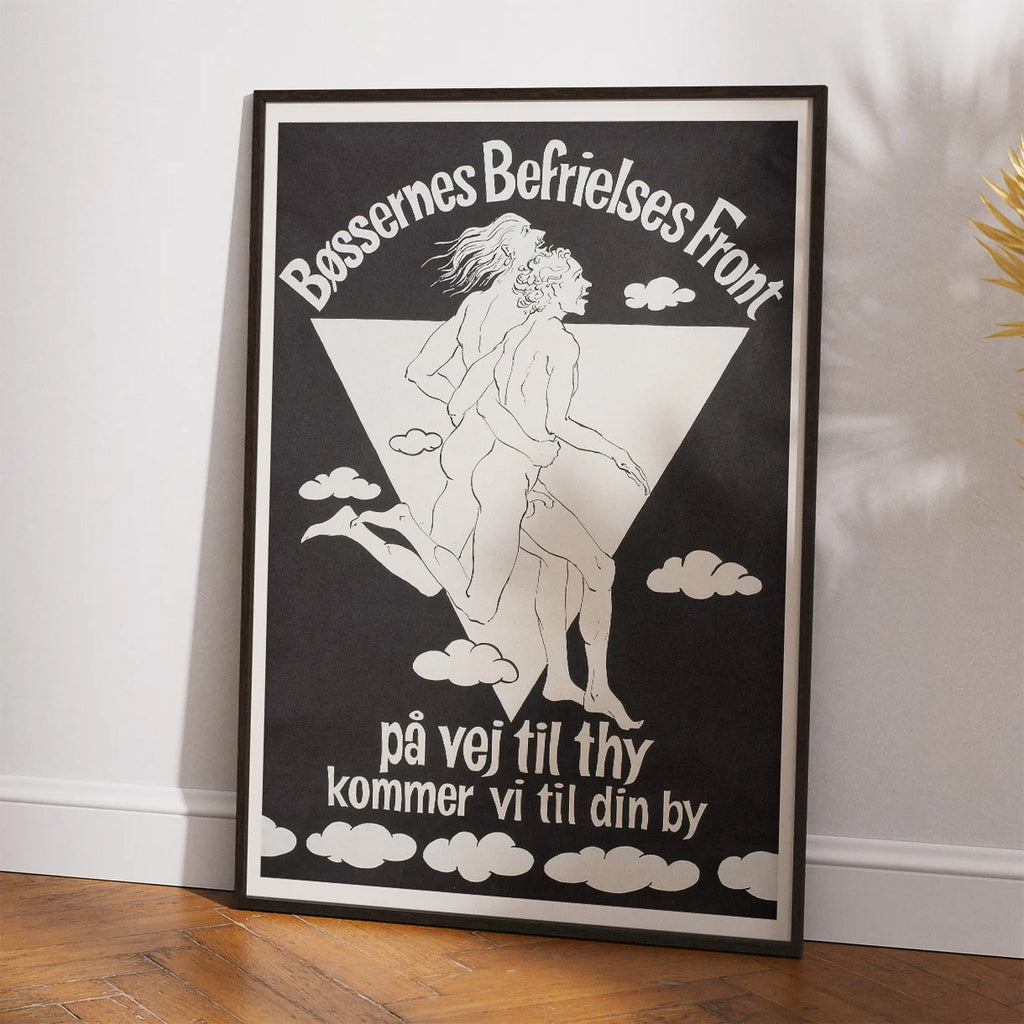 Bøssernes Befrielsesfront 1976 - Politisk plakat – billede 2
