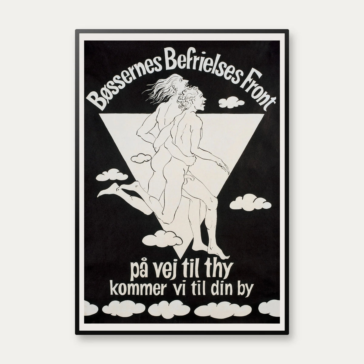 Bøssernes Befrielsesfront 1976 - Politisk plakat – billede 1