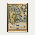 Daniae regni typus 1584 - Ortelius' Danmarkskort – billede 1