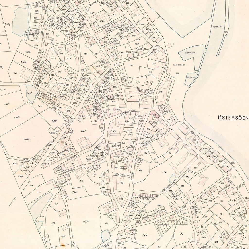 Nexø 1896 - Berggreens købstadskort – billede 4