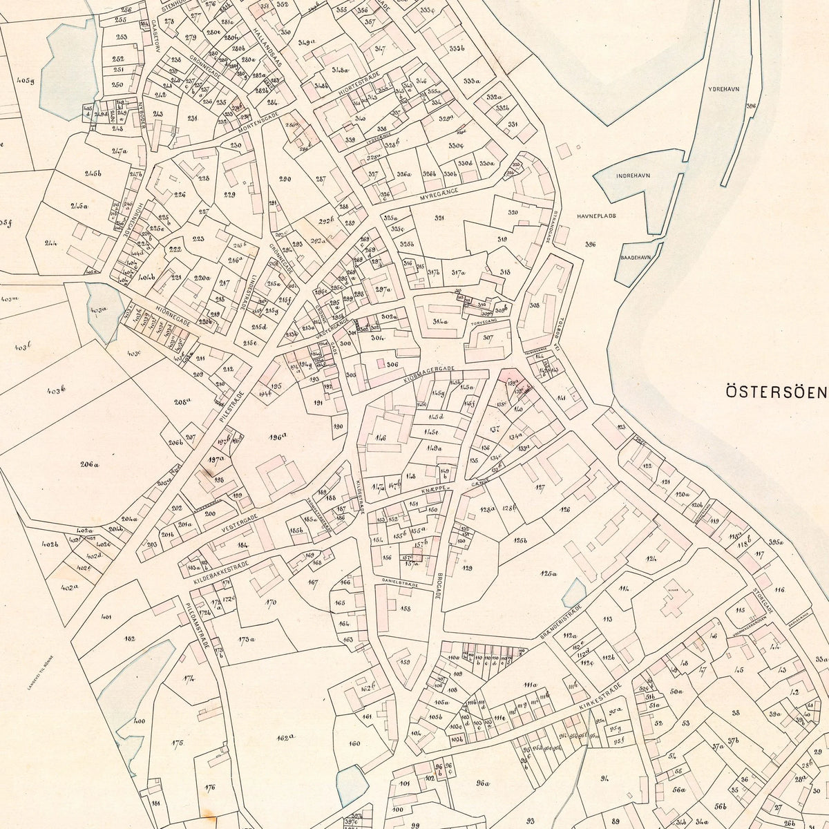 Nexø 1896 - Berggreens købstadskort – billede 4