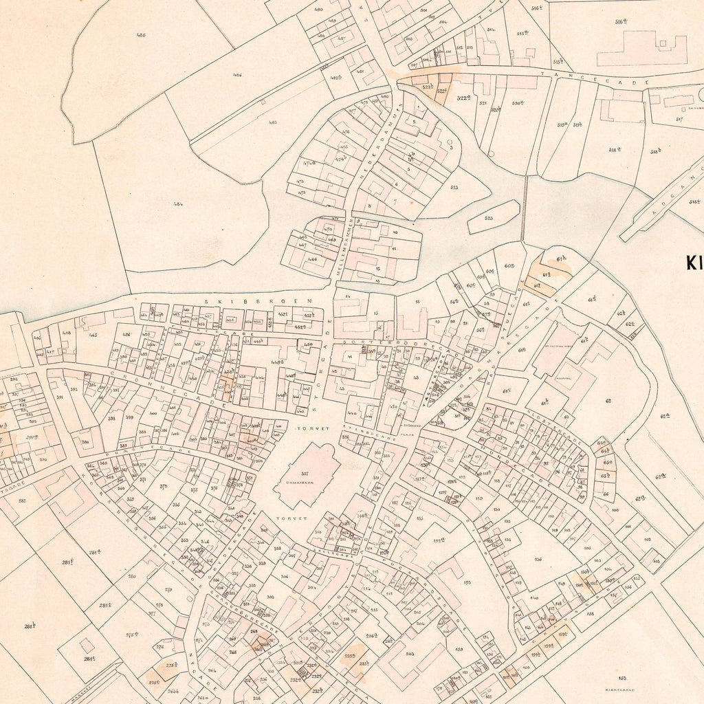 Ribe 1893 - Berggreens købstadskort – billede 4