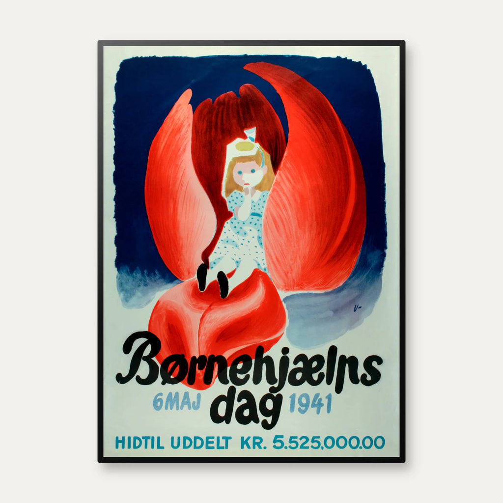 Børnehjælpsdagen 1941 - Dansk plakat – billede 1