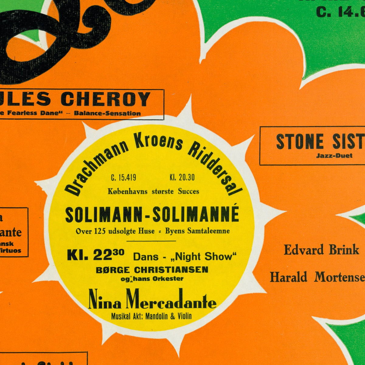 Lorry Repertoire april 1934 - Dansk teaterplakat – billede 4