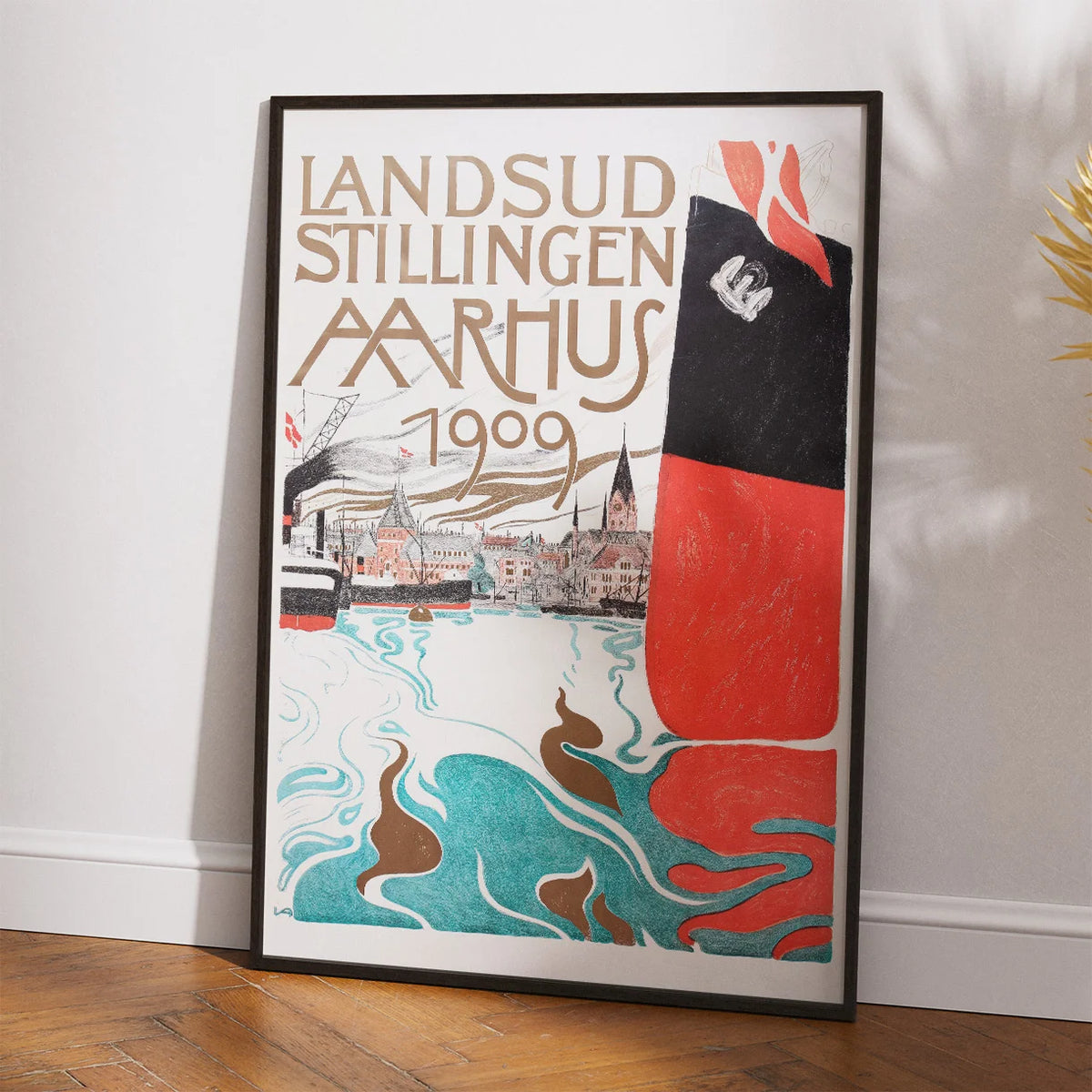 Landsudstillingen Aarhus 1909 - Dansk udstillingsplakat – billede 2