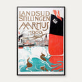 Landsudstillingen Aarhus 1909 - Dansk udstillingsplakat – billede 1