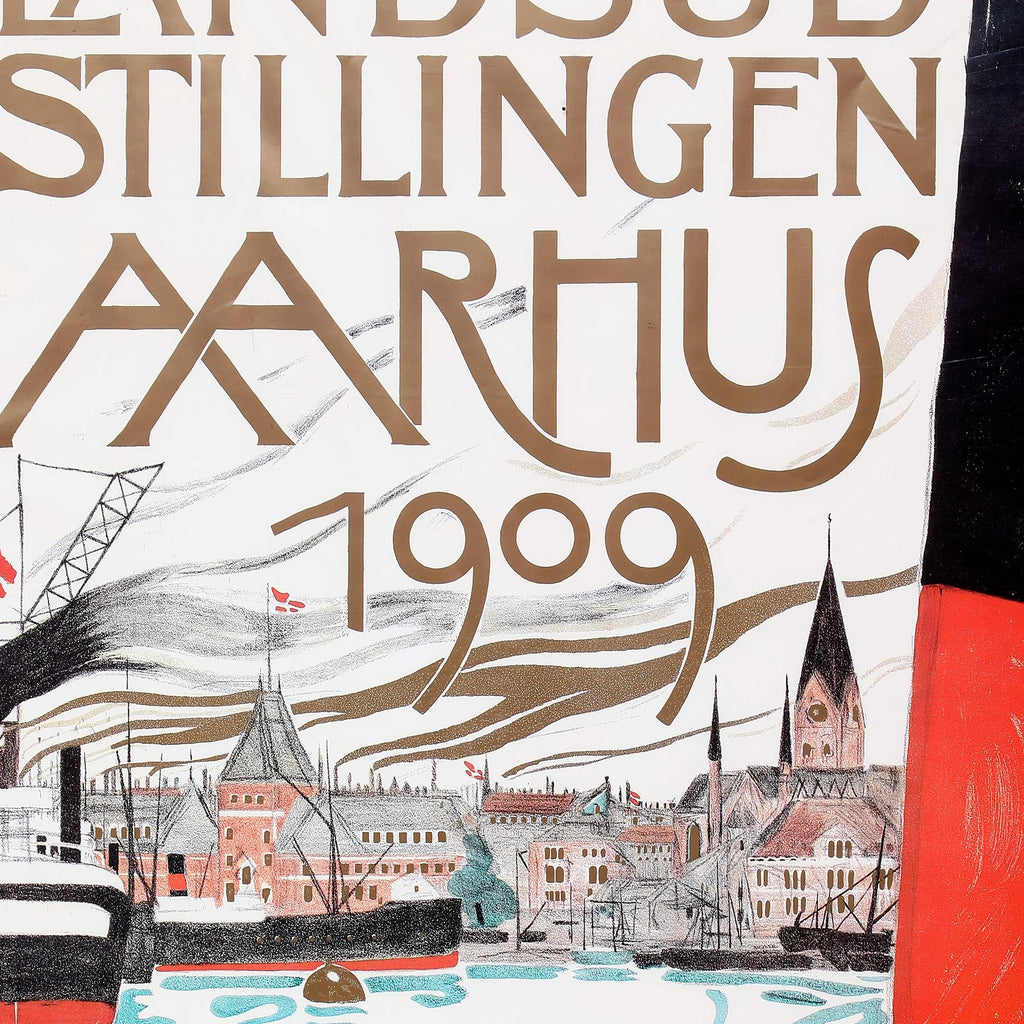 Landsudstillingen Aarhus 1909 - Dansk udstillingsplakat – billede 4