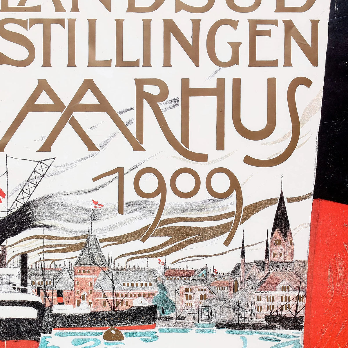 Landsudstillingen Aarhus 1909 - Dansk udstillingsplakat – billede 4