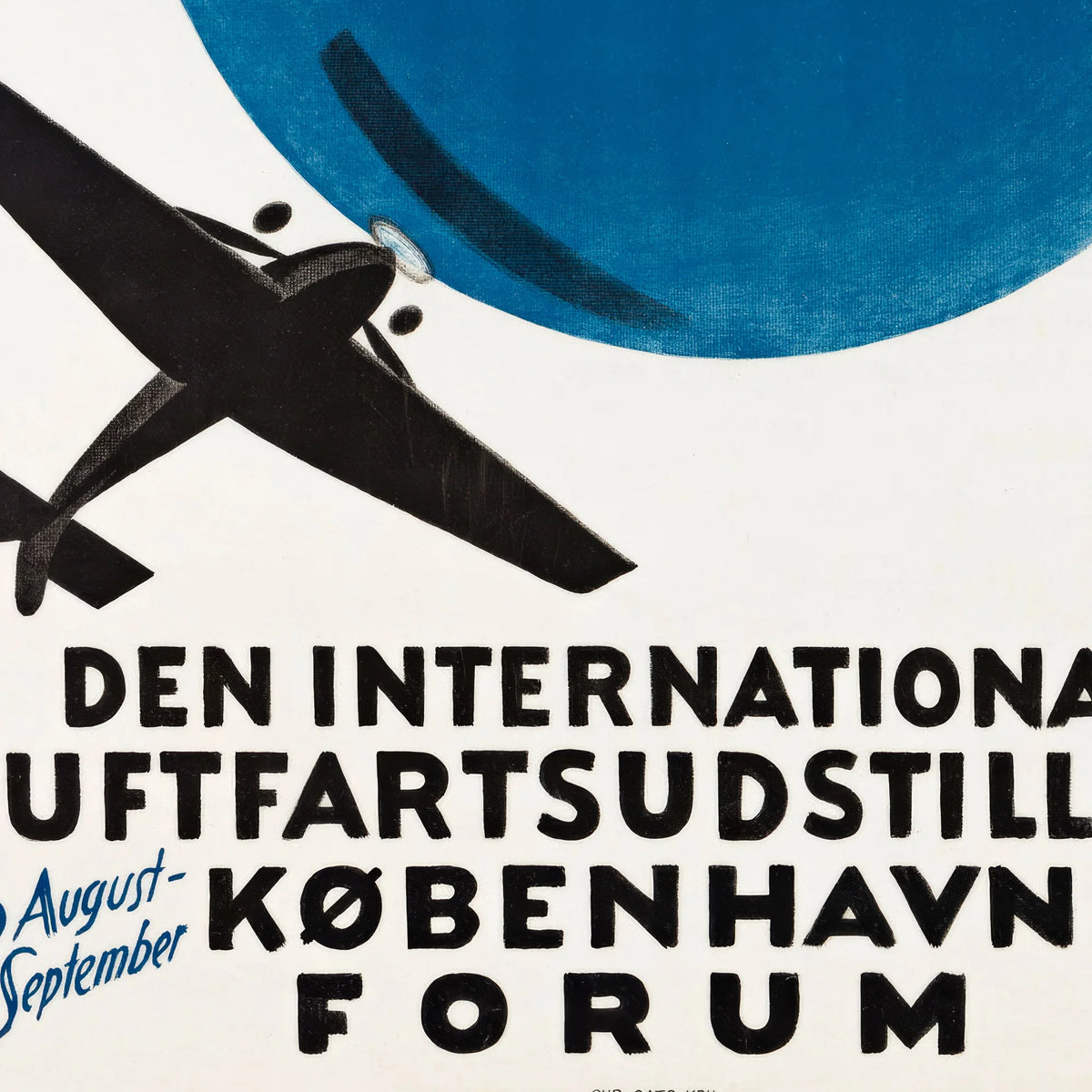 Den Internationale Luftfartsudstilling1927 - Forum København - Plakat – billede 4