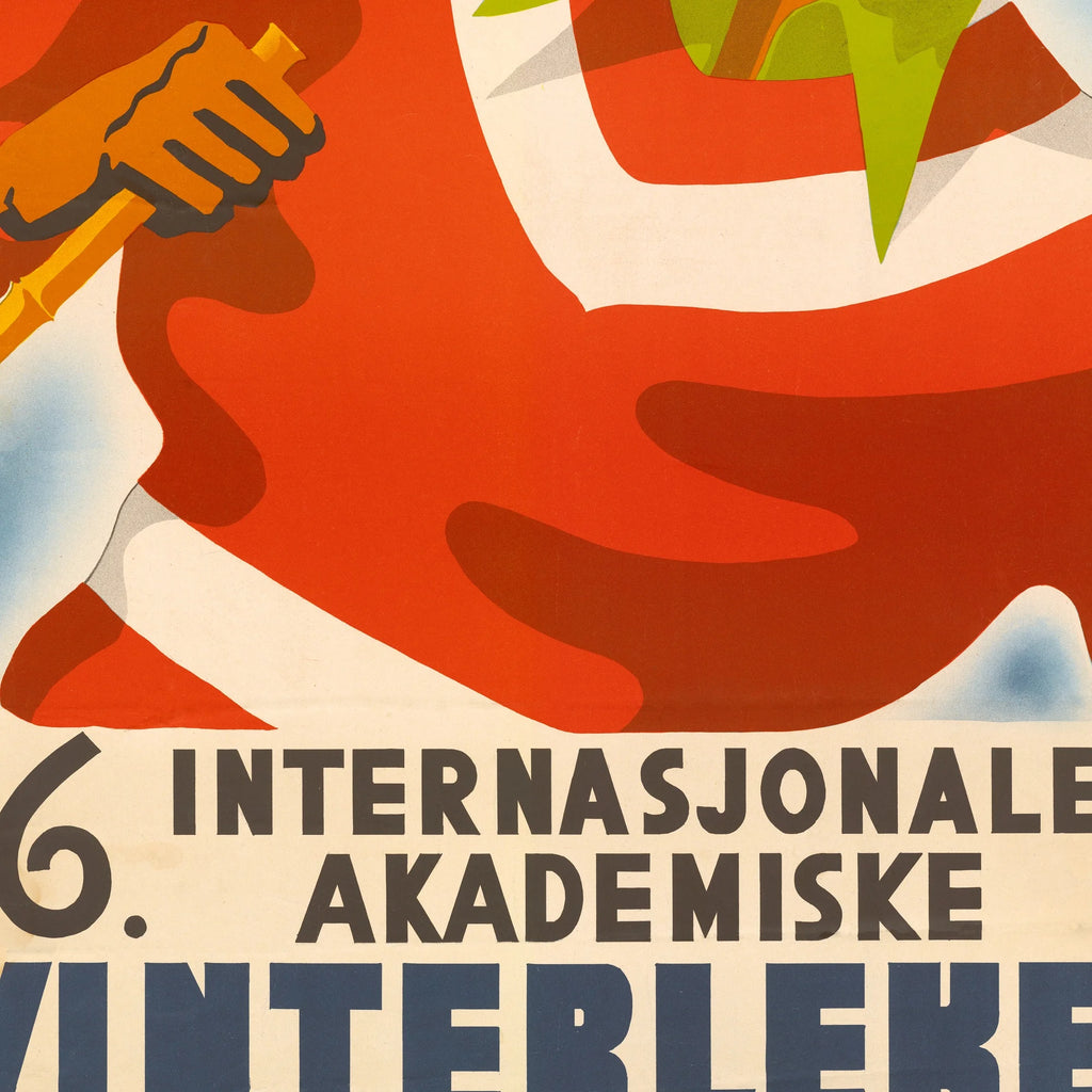 Studenterolympiaden 1939 - Den kjekke gutt - 62×100 cm – billede 4