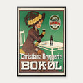 Christiania Bryggeri Bokøl 1910 - Reklameplakat – billede 1