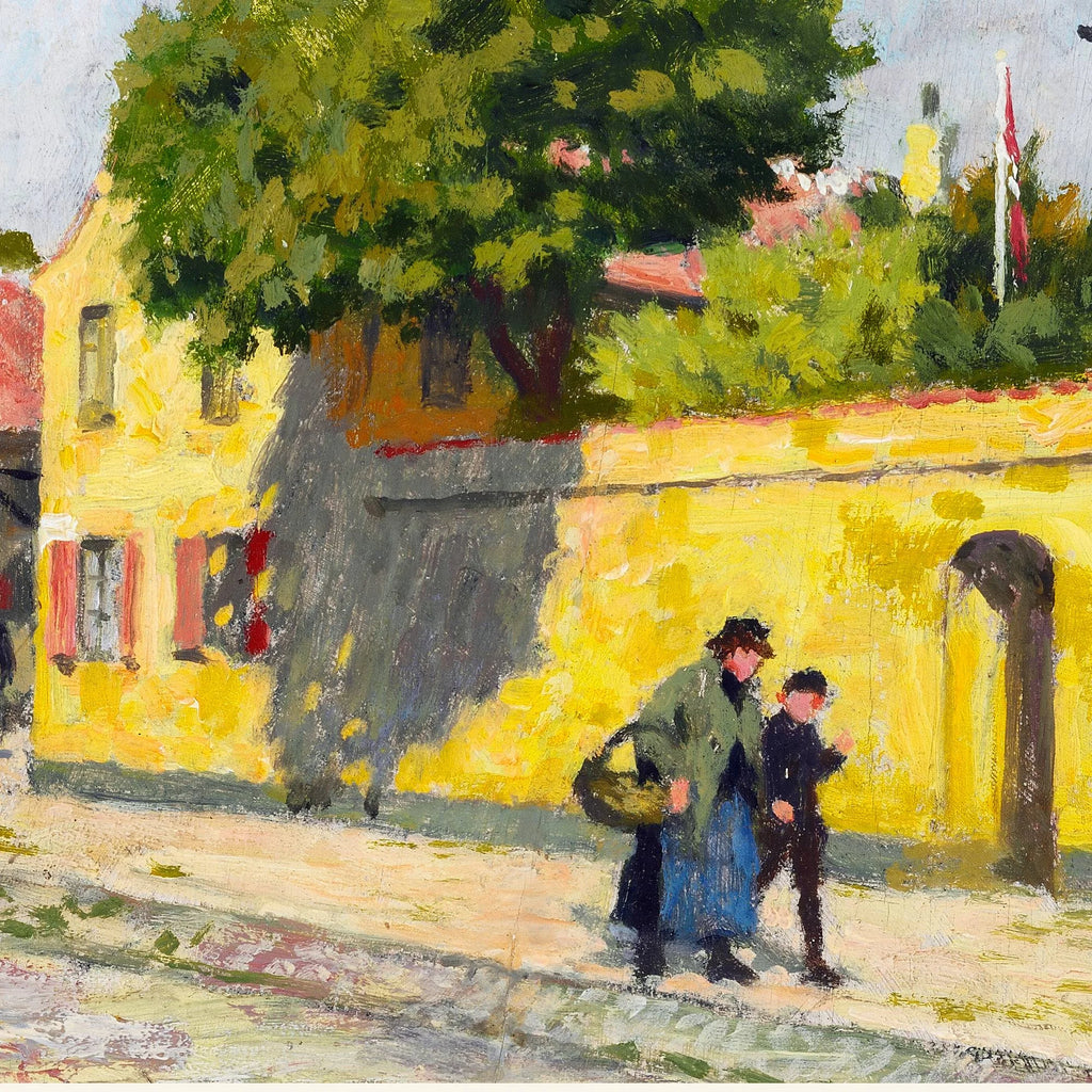 Nyboder 1925 - Paul Fischer - 50×40 cm – billede 4