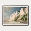 Møns Klint 1910 - Geografisk planche - 85×65 cm – billede 1