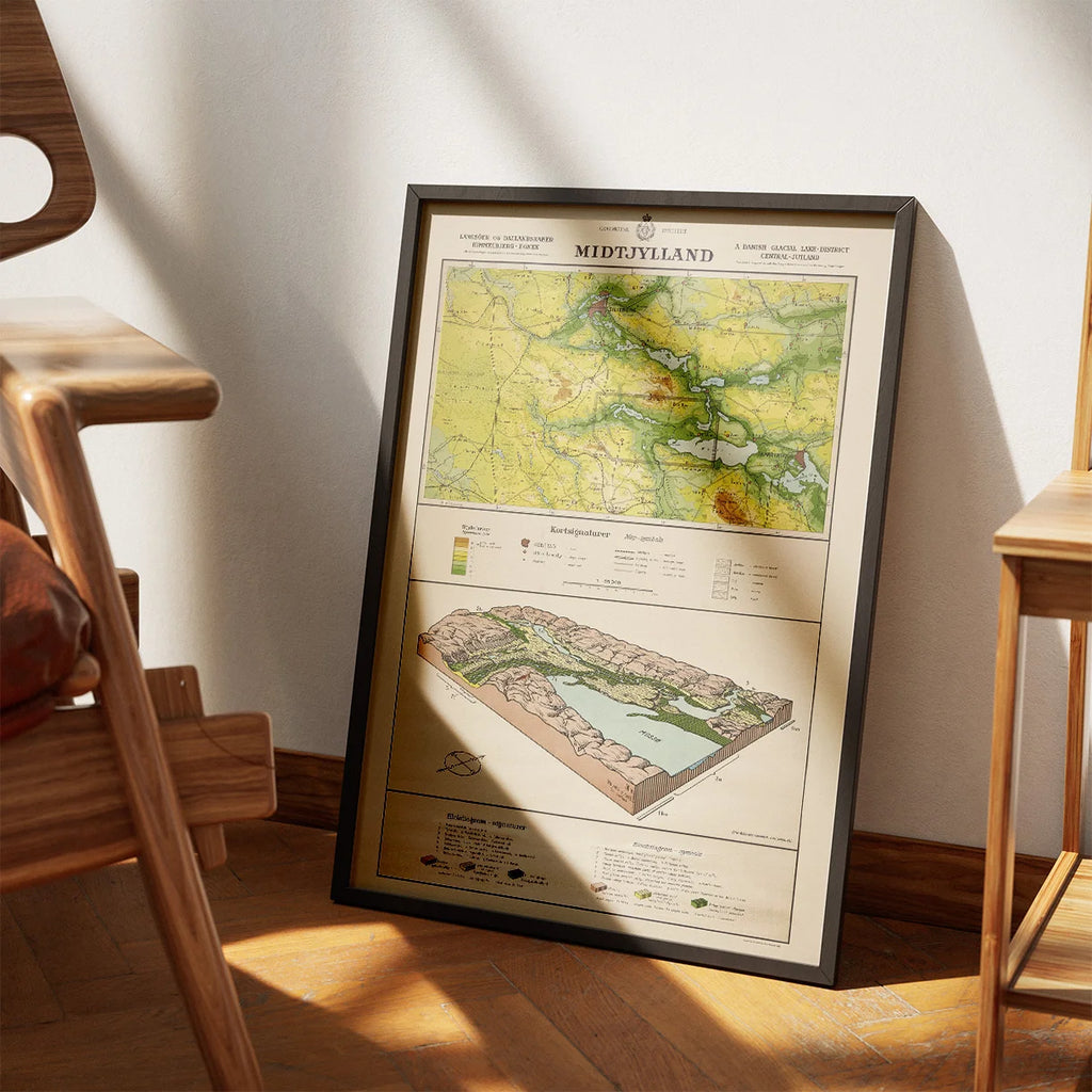 Danmarks geologi 1950 - Geologisk kort – billede 3