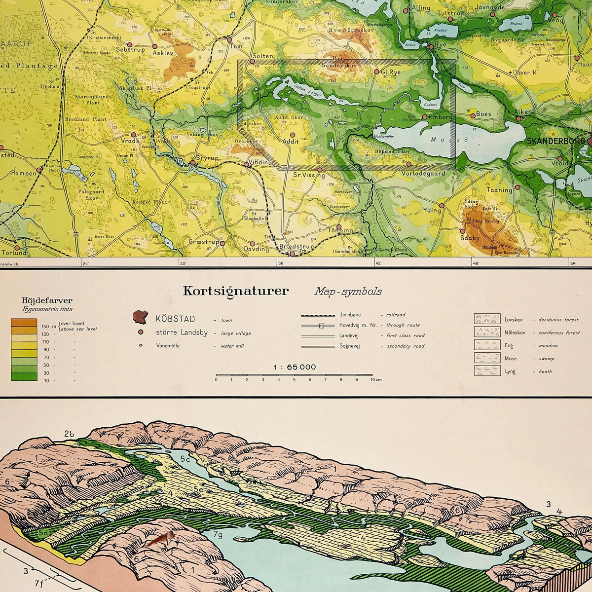 Danmarks geologi 1950 - Geologisk kort – billede 4