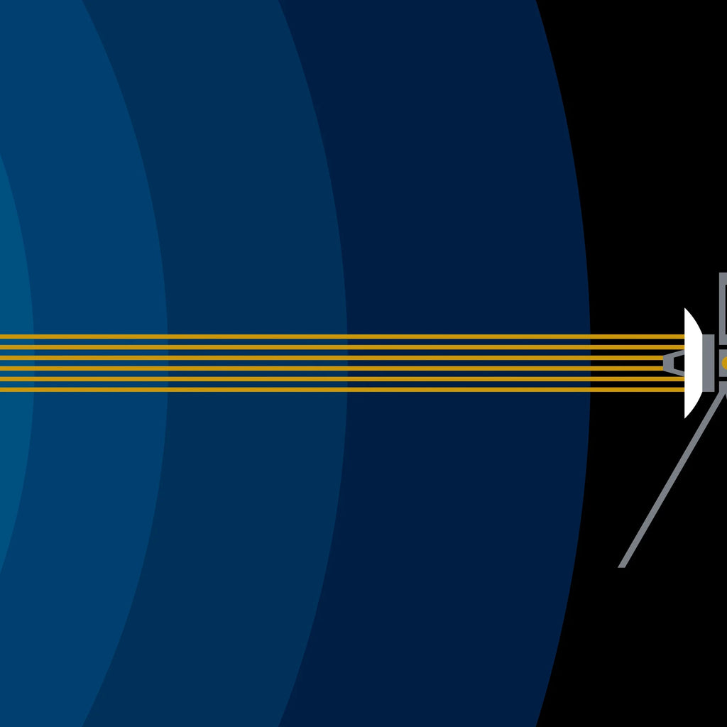 Voyager 2 - Interstellar Space Blue - NASA plakat – billede 4