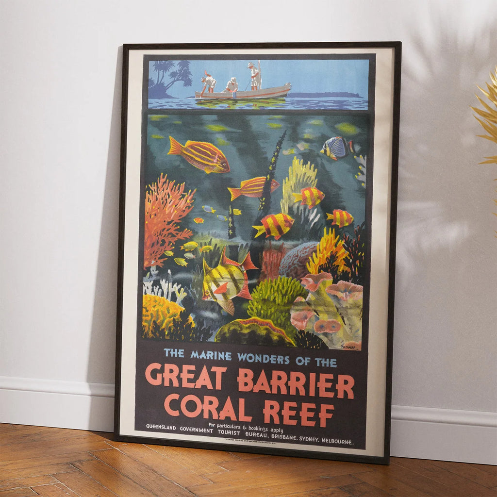 The Great Barrier Reef - Marine Wonders plakat fra 1933 – billede 2