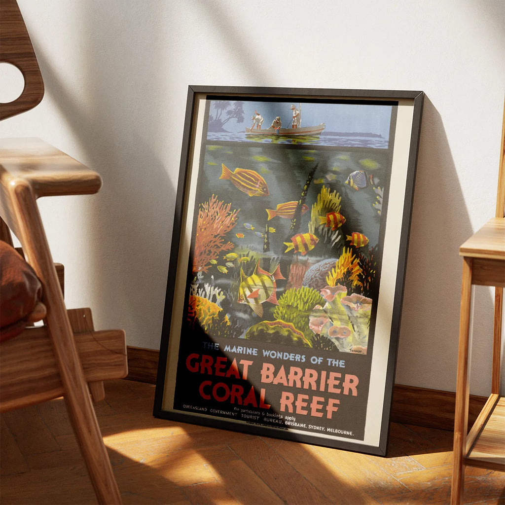 The Great Barrier Reef - Marine Wonders plakat fra 1933 – billede 3