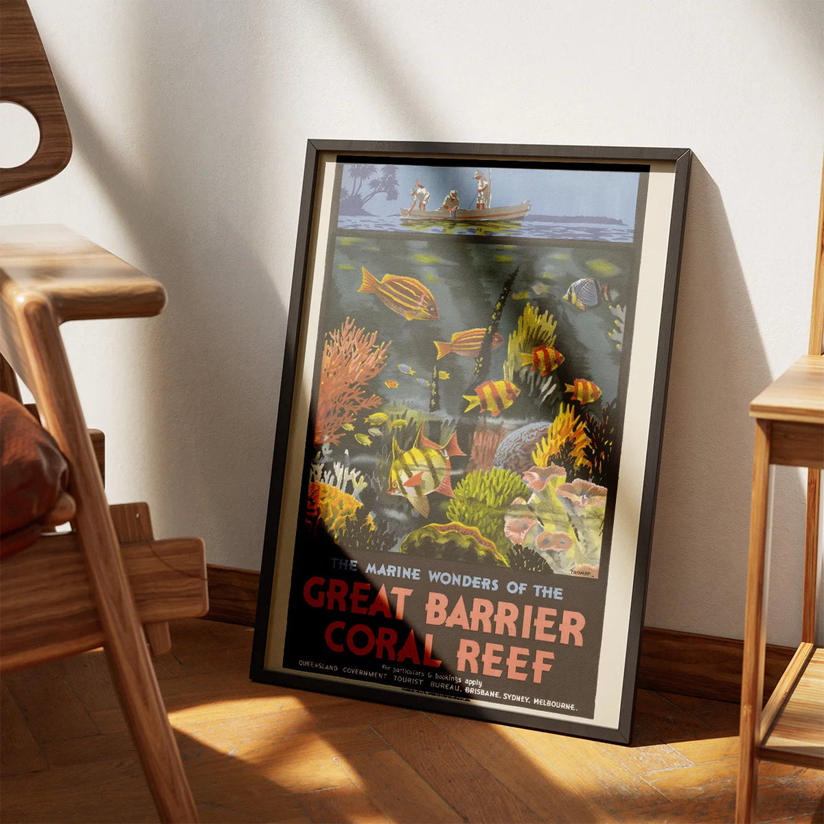The Great Barrier Reef - Marine Wonders plakat fra 1933 – billede 3