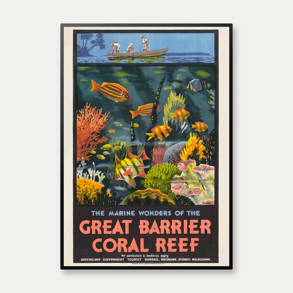 The Great Barrier Reef - Marine Wonders plakat fra 1933 – billede 1