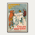 Chainless Cycle Co. - Cykelreklame af Paul Fischer fra 1895 – billede 1