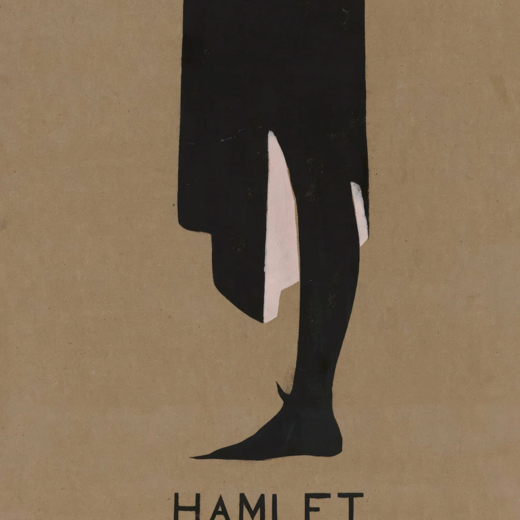 Hamlet - Teaterplakat fra 1894 - 32×80 cm – billede 4