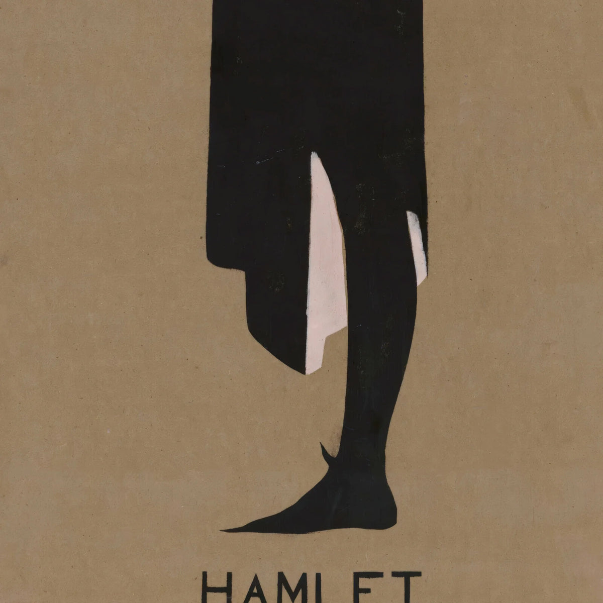 Hamlet - Teaterplakat fra 1894 - 32×80 cm – billede 4
