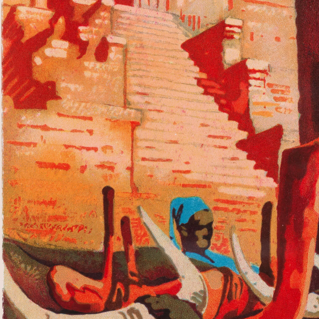 Angkor i Cambodja - Vintage rejseplakat – billede 4
