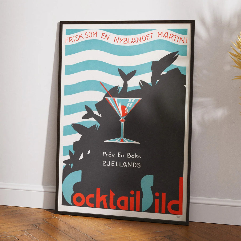Cocktailsild - Reklameplakat fra 1930 – billede 2