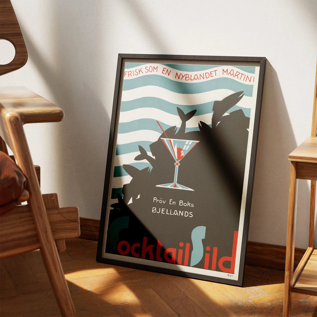 Cocktailsild - Reklameplakat fra 1930 – billede 3