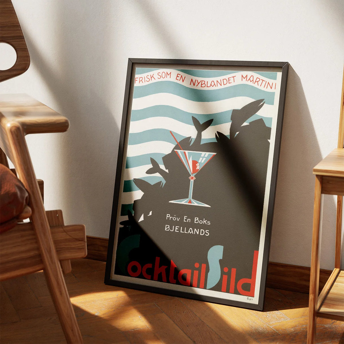 Cocktailsild - Reklameplakat fra 1930 – billede 3